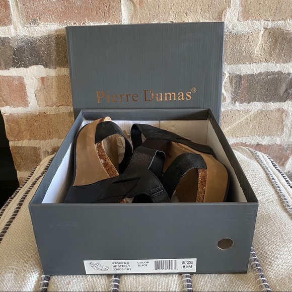 Brand New Pierre Dumas Hester Wedges Size 10! - Picture 2 of 5
